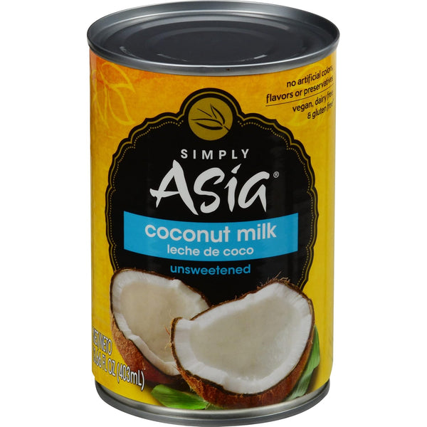 Simply Asia Unsweetened Coconut Milk, 13.66 fl oz - One 13.66 Ounce