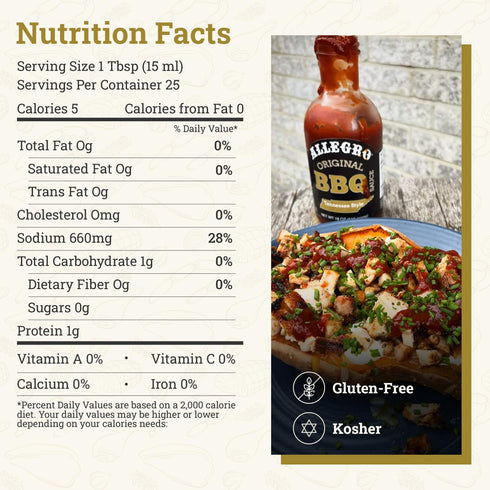 18 Oz (Pack 4) ALLEGRO - The Marinate Everything Marinades| Barbecue Sauce for Chicken, Pork, Ribs & Burgers| Hickory