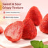 Awzag 8.82 Oz Freeze Dried Strawberries Crispy Freeze-Dried Whole Strawberries Intense Sweet & Tart Flavor Natural