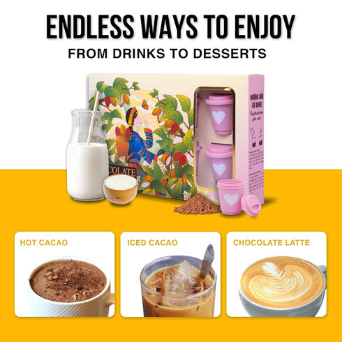 100% 8 3g AODAI COCOA Pure Cacao Pods, x Sugar Free Organic Unsweetened Freeze-Dried Cacao Powder, Rich Dark Chocolate