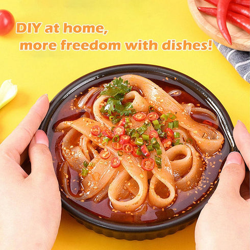 QLMLWR 1078g 38.03oz (pack 4) Sweet Potato NoodlesGlass NoodleChinese NoodleVermicelliRamen, Wide Vermicelli, Soft