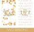 White and Gold Sweet 16 Birthday Party Mini Chocolate Candy Bar Wrappers - 42 Stickers for Sixteen 16th Party Favor