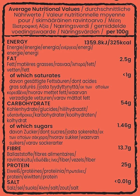 Amisa 400 ORGANICS Organic Red Lentil Flour, GR