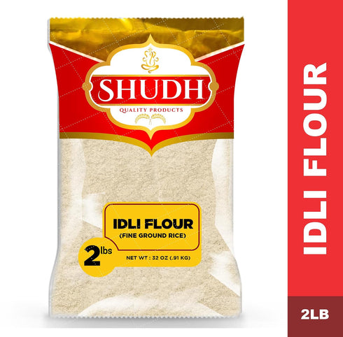 2 LB Shudh IDLI FLOUR (FINE GROUND RICE) ~ All Natural | Vegan | Gluten Friendly | Non-GMO