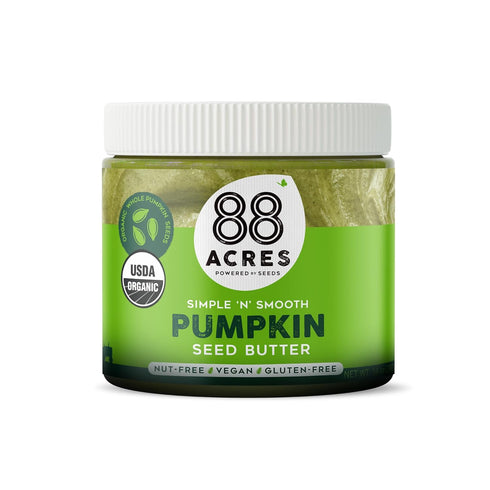 88 Acres Organic Pumpkin Seed Butter, 14 oz Jar, 2 Pack, Butter