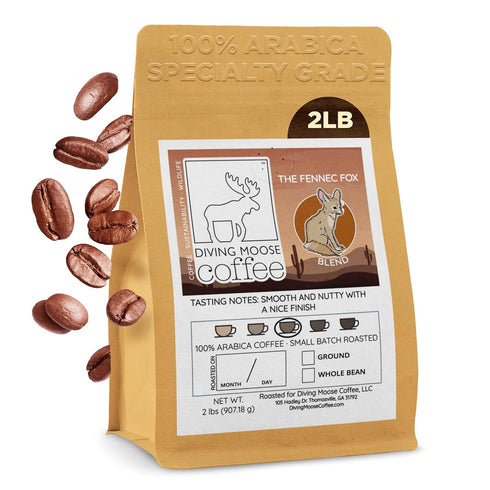 Diving Moose Coffee - The Fennec Fox Blend Medium Roast (32oz /