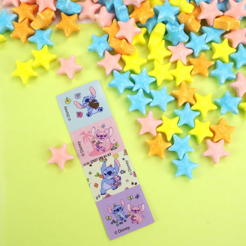 2.86 Jumbo Stitch Easter Egg with Candy Stars and Mini Stickers Inside, Festive Basket Stuffer Gift, Ounces