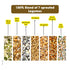 Ecomytra 100% (24g) 1lb (454 Sprouted Super Legumes Mix Flour Gluten Free & High Protein Plant Based Blend of Sprouted