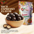 3 NY Spice Shop Dark Chocolate Espresso Malt Balls - Pound Holiday Chocolate Espresso Candy - Festive Chocolates Malted