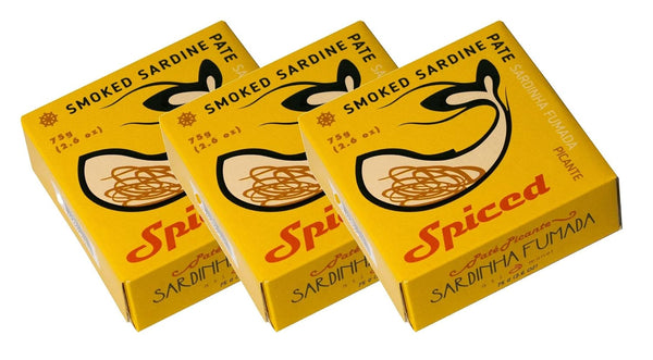 Ati Manel Portuguese Smoked Spiced Sardine Pate | B Vitamins, Omega-3 | Tinned Seafood