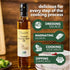 100% 8.45 oz Benissimo Toasted Sesame Oil in Glass Bottle, Non-GMO Premium Cooking Oil with Rich, Nutty Flavor, Perfect