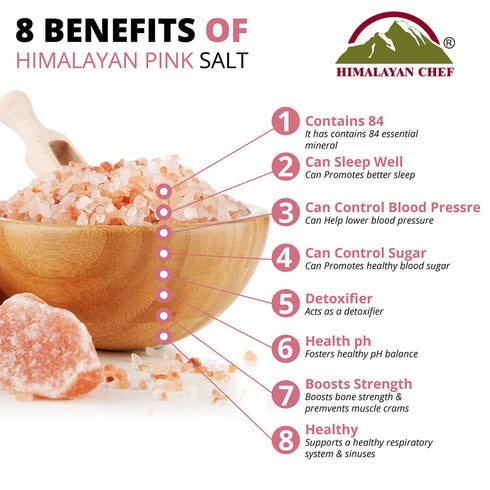 2 lbs Himalayan Chef Pink Himalayan Salt, Fine Grain - Bag