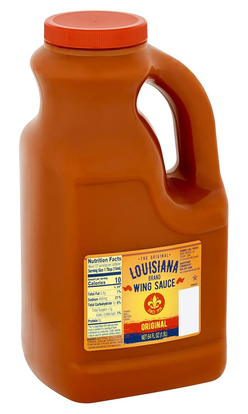 "LOUISIANA" Brand 64 Oz (Pack 2) Louisiana Brand Original Wing Sauce Fl
