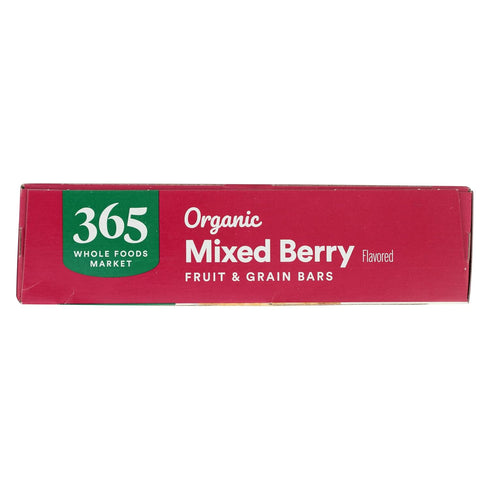 365 6 Count, 7.8 by Whole Foods Market, Organic Mixed Berry Cereal Bar Ounce