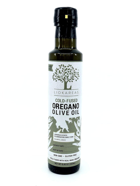 Oregano Flavored Extra Virgin Olive Oil - Cold Fused - Organic -