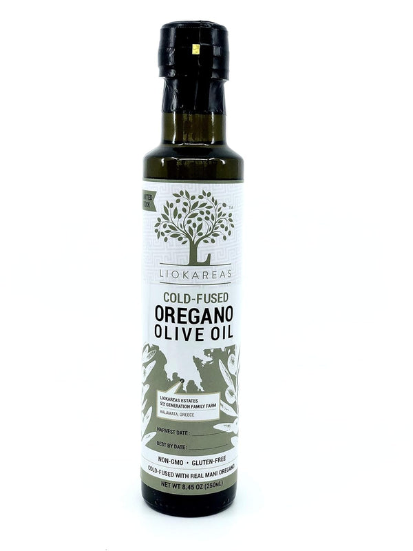 Oregano Flavored Extra Virgin Olive Oil - Cold Fused - Organic -