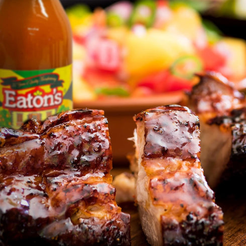 Eaton's Jerk BBQ Sauce - Jamaican Barbecue Sauce, Perfect as Meat Rubs, Seasonings, Marinade for BBQ, Smoked Meat
