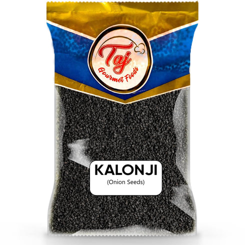 TAJ Gourmet Foods TAJ Kalonji (Onion Seeds) | 3.5oz (100g) | Black Seeds, Nigella Sativa,