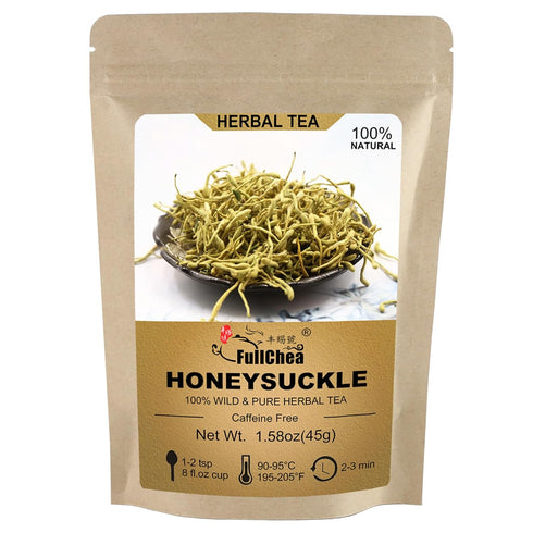 FullChea - 100% Pure Natural Dried Honeysuckle - Jin Yin Hua Honeysuckle
