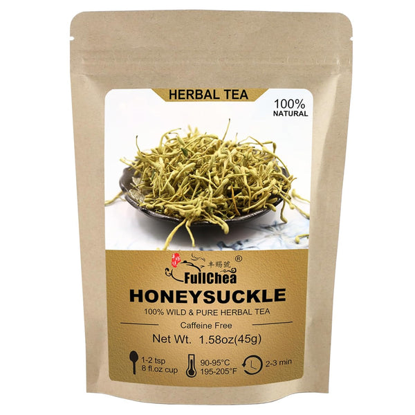 FullChea - 100% Pure Natural Dried Honeysuckle - Jin Yin Hua Honeysuckle