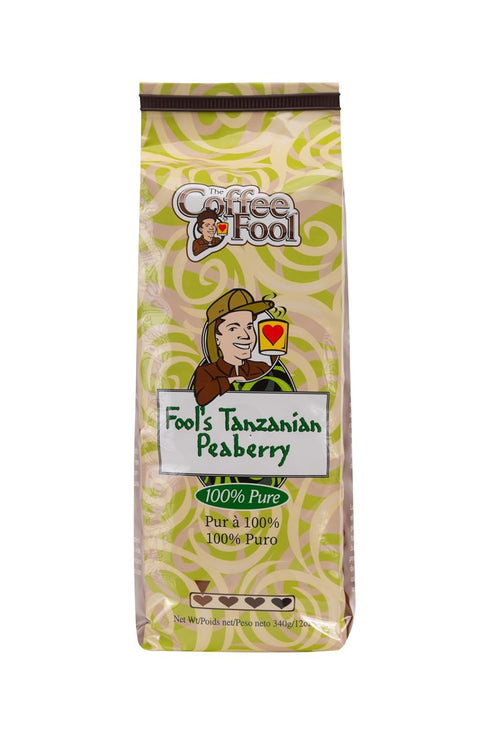 Coffee Fool's Tanzanian Peaberry (Whole Bean)
