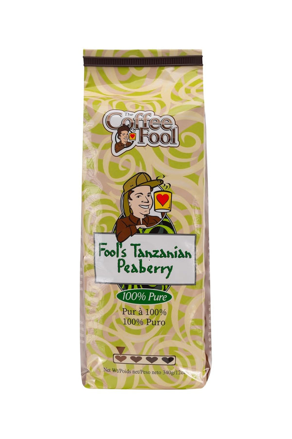 Coffee Fool's Tanzanian Peaberry (Whole Bean)