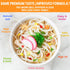 Yimi Dried Seafood Ramen Toppings, Dehydrated Vegetables Soup Mix - Freeze Dried Shrimp | Narutomaki Fish Cake |