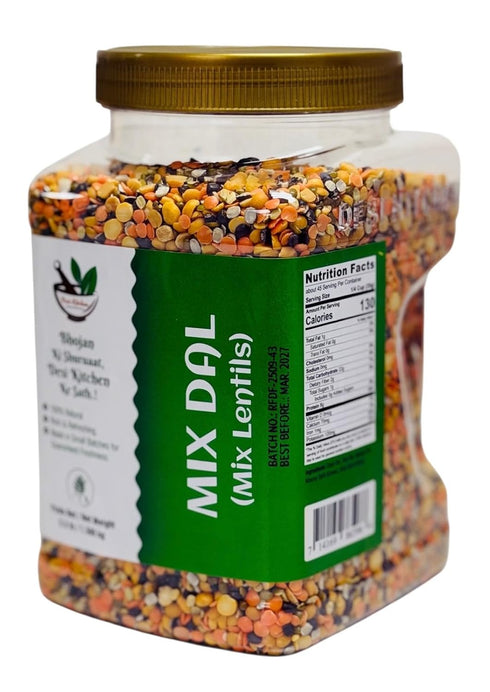 DESI KITCHEN AUTHENTIC INDIAN PRODUCTS 3.5lb (1.589 Desi Kitchen Mix Dal kg) | Mixed Lentils | Premium Assorted Lentils