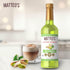 33.8oz (1pk) Matteo's Pistachio Syrup for Coffee, Lattes, Cappuccinos & Desserts Sugar-Free Sweetener for Beverages