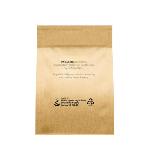 PURE ORIGINAL INGREDIENTS (4 oz) Calcium Chloride Food Safe, For Wine Making, Home Brew, & Cheese Making