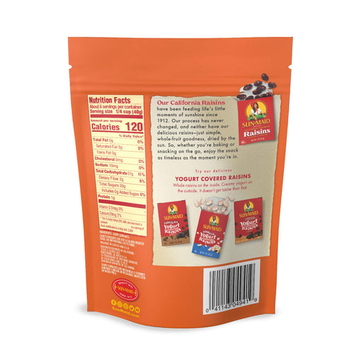 Sun-Maid California Zante Currants Snack | 8 Ounce Bags | Whole Natural Dried Fruit, No Artificial Flavors