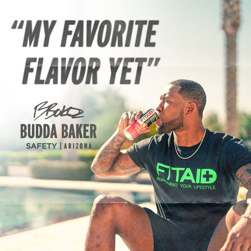 40 12 Oz (Pack 12) Packaging FITAID Post Workout Recovery Drink Hawaiian Nectar Passion Fruit Orange & Guava BCAA