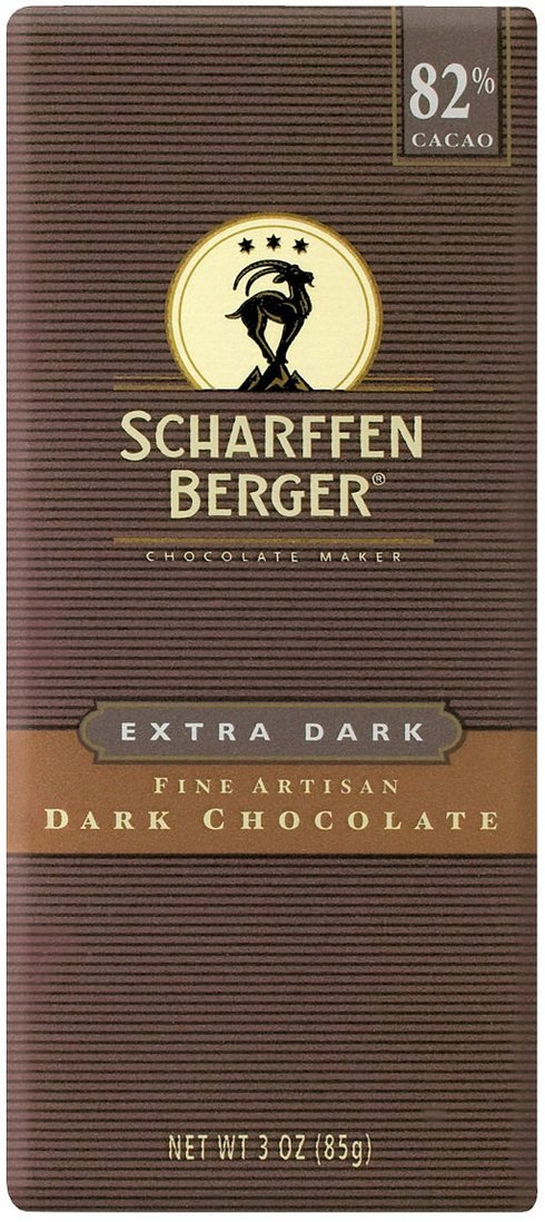 The Hershey Company SCHARFEEN BERGER Artisan Chocolate Bars, Extra Dark, 3 Ounce (Pack of 6)
