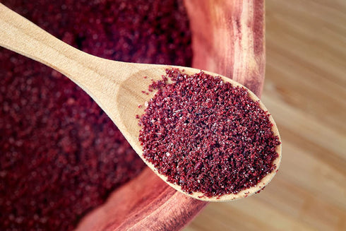 Tazah Sumac Spice - 16oz Ground Sumac Seasoning from Jordan for Mediterranean Cuisine