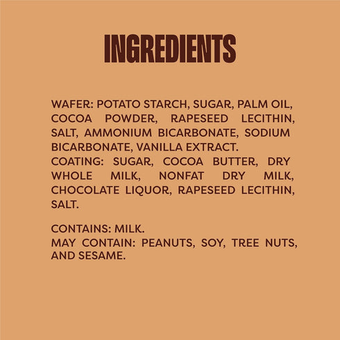 4.6 Glutino Gluten Free Wafers, Milk Chocolate, Ounce