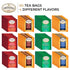 Twinings Black Tea Variety Pack, 3-Pack, Earl Grey, English Breakfast, Irish Breakfast, Lady Grey, 20 Count Each