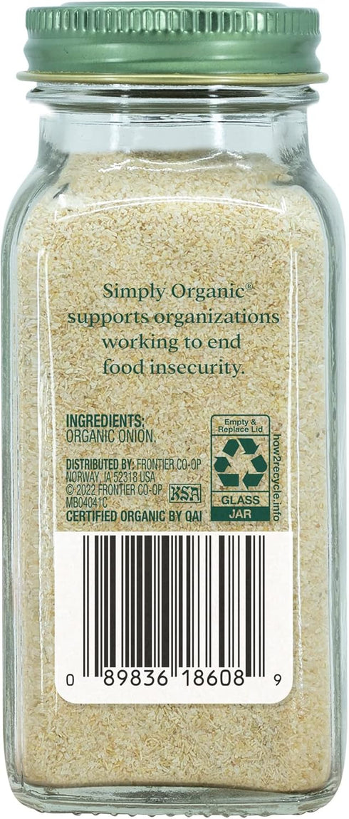 Simply Organic 3 oz Pack 4 White Onion Powder, Certified Organic | | of | Allium cepa