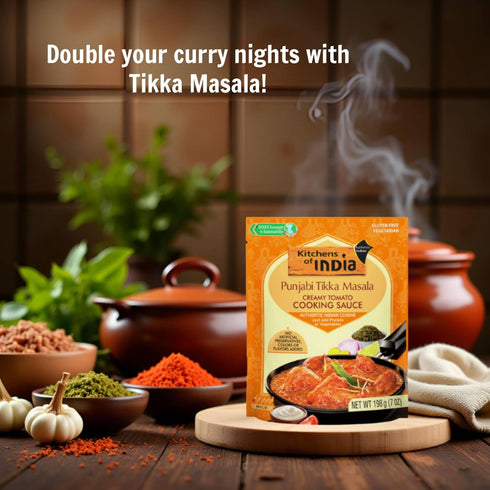 3.5-Ounce (Pack 6) Kitchens Of India Paste for Butter Chicken Curry, Boxes