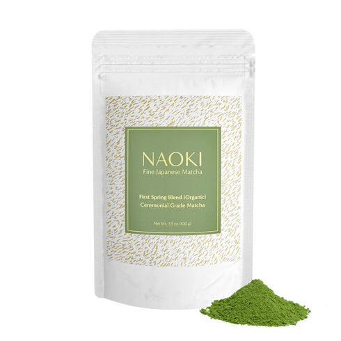 Naoki Matcha Organic Ceremonial First Spring Blend Authentic Japanese First Harvest Ceremonial
