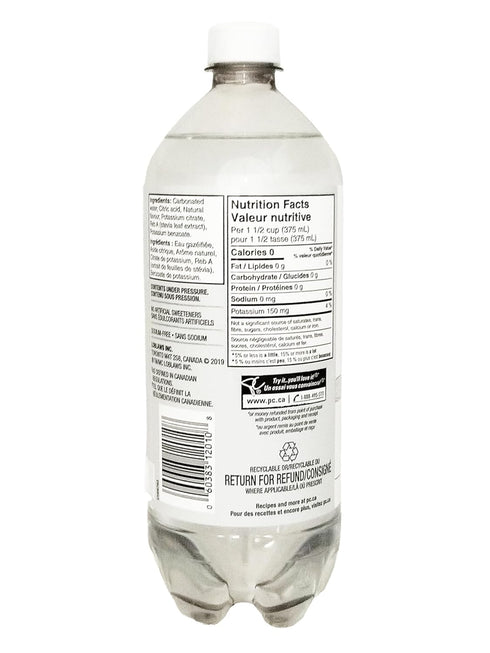 President Choice 1L/35.2 oz President's Choice Berries Of The Woods Flavored Sparkling Water, fl