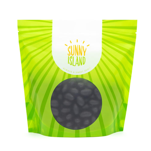 1-Pound Black Licorice Jelly Beans | Bag | Black Jelly Beans for Holiday Buffets, Gifting, and Dessert Decorating | Old