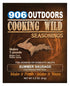 Cooking Wild Seasonings Summer Sausage Seasoning, Seasons up to 5 pounds of Wild Game or
