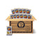 Pirate's Booty Aged White Cheddar Cheese Puffs, Gluten-Free, Kids Snacks, 1oz (12ct)