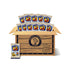 Pirate's Booty Aged White Cheddar Cheese Puffs, Gluten-Free, Kids Snacks, 1oz (12ct)