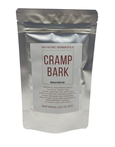 Cramp Bark - 100% Viburnum Opulus Bark, Cut & Dried, Net Weight: 1.5oz/42.5g