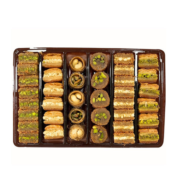 TAFE Mixed PREMIUM BAKLAVA, Assorted Sweet Dessert Holiday Gift Basket Tin Box 400