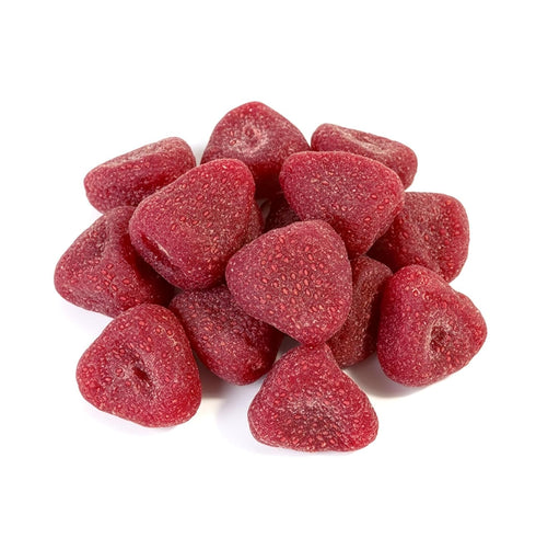 3 NY Spice Shop Whole Strawberry Dried Fruit - Pound Natural Dried Strawberries Fruit Snacking - Dehydrated Natural