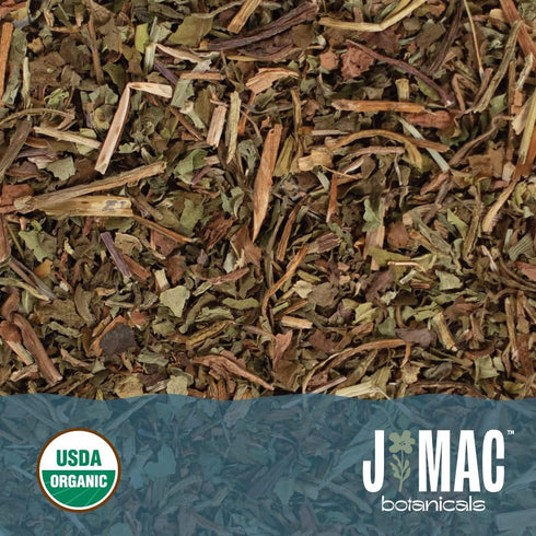 J Mac Botanicals, Organic Dandelion Leaves (4oz bag) USDA Certified Organic Dandelion leaf tea, te diente de leon organico, Packaged in the USA, Cut and Sifted, No Caffeine
