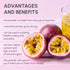 8 oz Passion Fruit Powder - Pure Natural Powder for Smoothies, Cocktails, Baking, High Nutrients