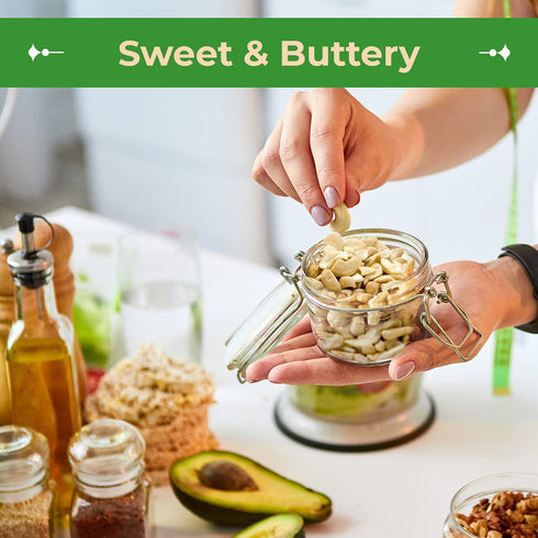 Bulk,2 (LB) Sincerely Nuts - Raw Cashews Pieces Unsalted | Healthy Snack, Source of Protein | Keto and Paleo Friendly